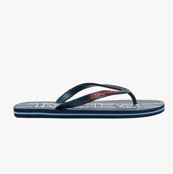 Jack & Jones LOGO 2.0 Mens Flip-Flops Navy