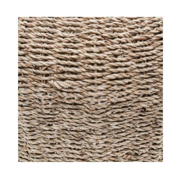 Ivyline Tula Tapered Seagrass Planter Set of 2