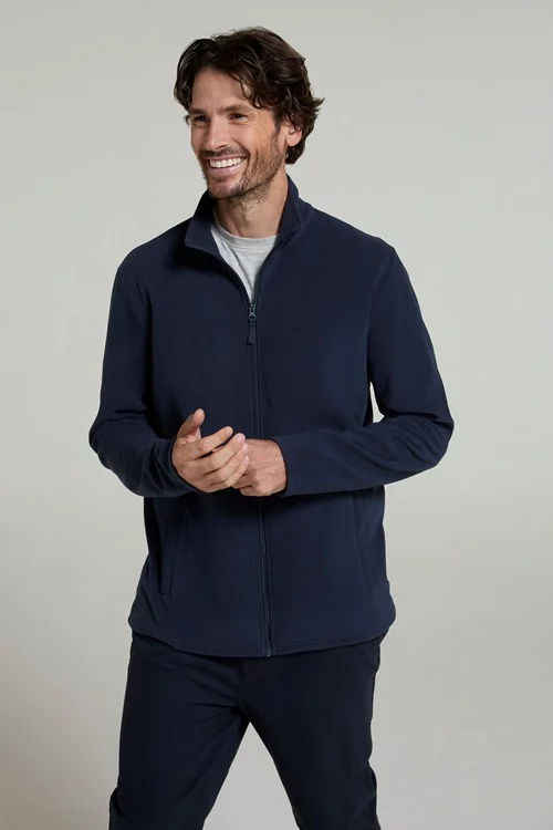 Mountain Warehouse Mens Camber Fleece Jacket - Navy