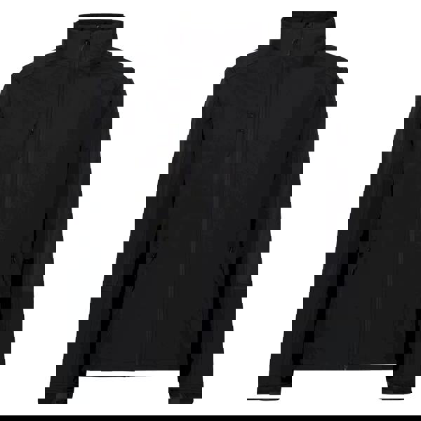 Regatta Mens Hydroforce 3-layer Membrane Waterproof Breathable Softshell Jackets - Black/Black - 