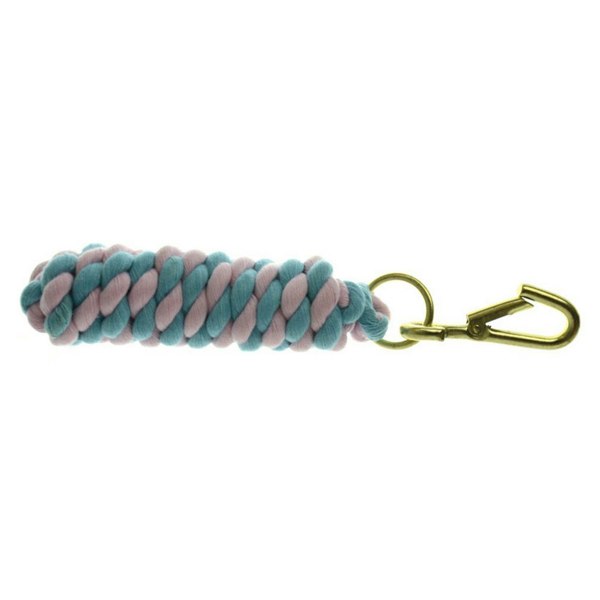 Hy Two Tone Twisted Lead Rope - Baby Blue/Baby Pink