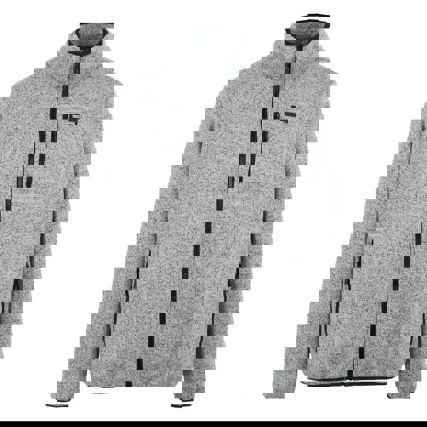 Regatta Mens Barlee Marl Full Zip Fleece Jacket - Silver Grey