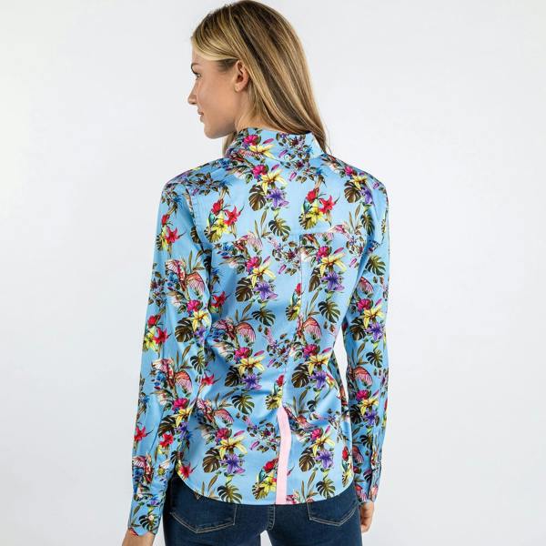 TROPICAL WOMENS PRINT SHIRT - Premium Men's Patterned Shirt by Claudio Lugli | Bold Design, Tailored Fit, Best Printed Shirts