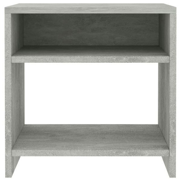 Berkfield Bedside Cabinets 2 pcs Concrete Grey 40x30x40 cm Engineered Wood