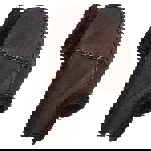 Leather Company Men's RAF Aviator Suede Sheepskin B-55 Leather Navigator Hat