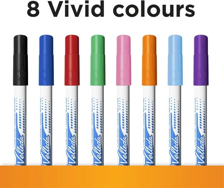 BIC Velleda 1721 Whiteboard Pens - Assorted Colours, Pack of 4+1