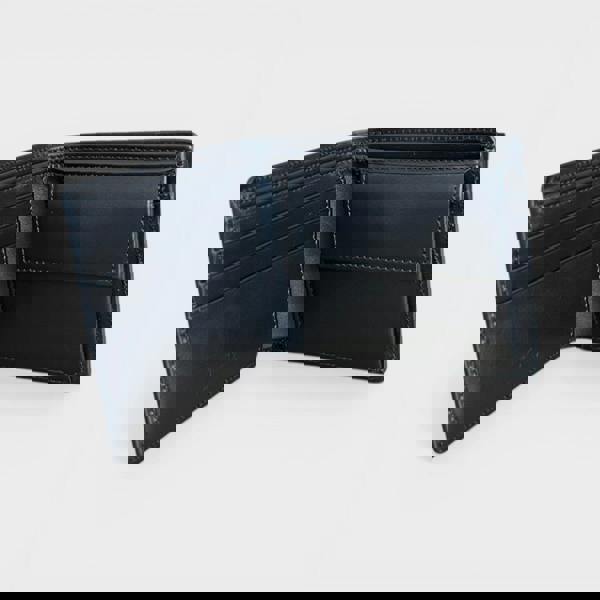 Versace Medusa Head Bifold Wallet Leather Black