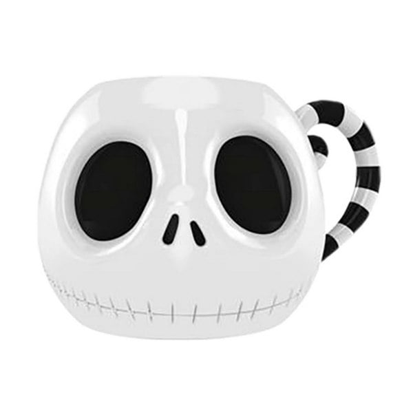 Nightmare Before Christmas 3D Jack Skellington Mug - White/Black