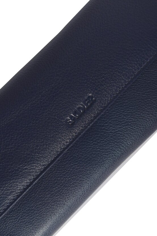 SADDLER CLAIRE Long Leather Trifold Purse - 18 Card Slots, Dual Zip Pockets, and Note Sections - RFID Protected