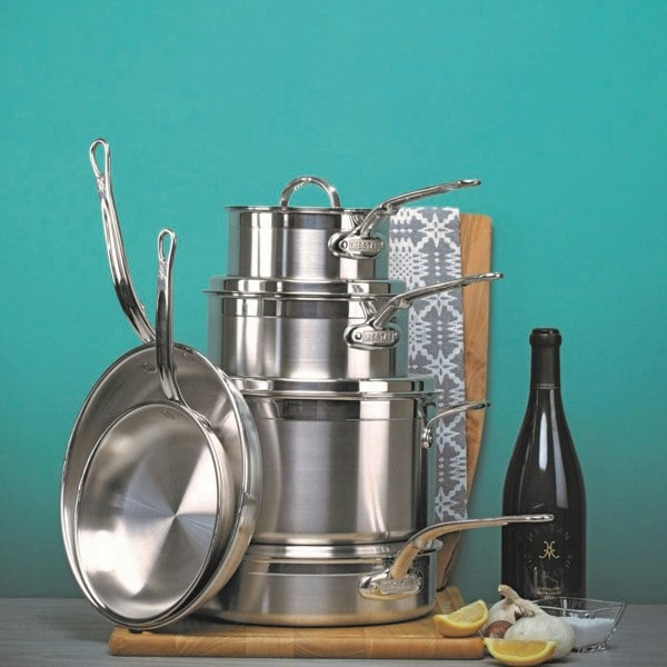 Hestan ProBond Induction Stainless Steel Pan Set: 10 Piece
