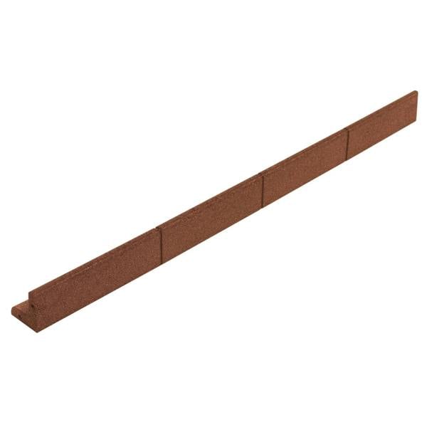 Flexible Lawn Edging 4.8m With Mallet - Terracotta