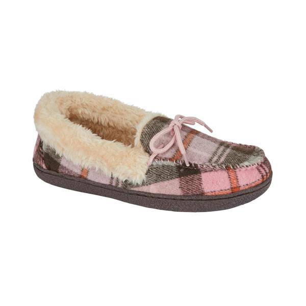 Jo & Joe PEMBROKE Moccasin Slippers   in  Pink