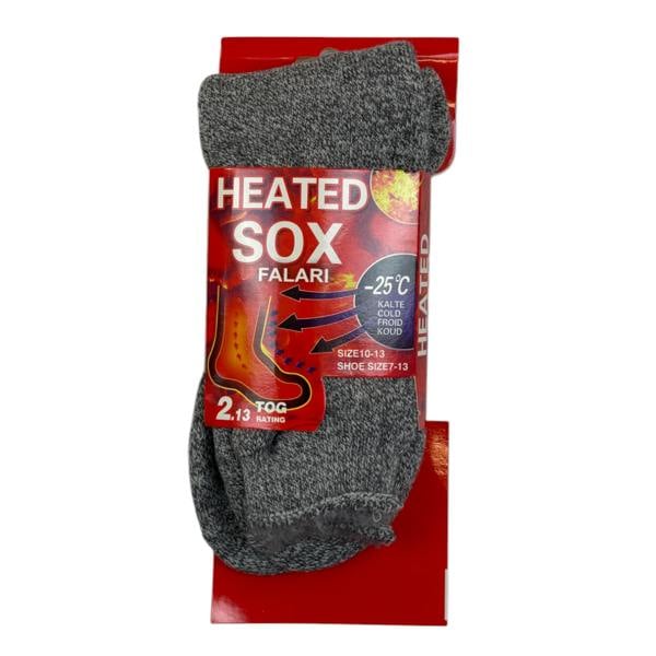 Mens Heated Thermal Socks - Pack of 3 - AT292