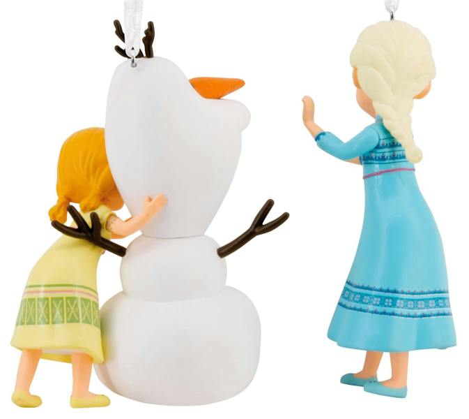 Hallmark Disney Frozen Storied Moments  - Set of 2 Christmas Tree Ornaments