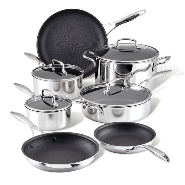 Circulon Stainless Steel Extreme Non-Stick Cookware Set, 11pce