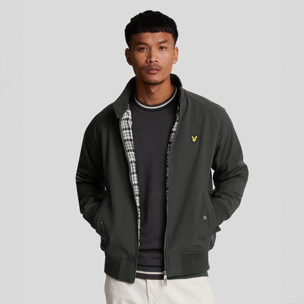 Lyle & Scott Softshell Harrington Jacket - Gunmetal