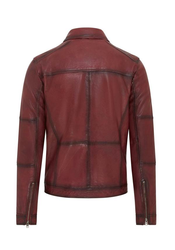 Infinity Leather Mens Classic Leather Biker Jacket - Bettles