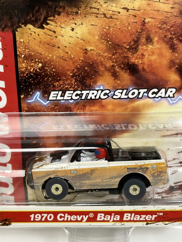 Auto World Slot Cars 1970 Chevy Baja Blazer Orange X Traction Off Road HO Scale SC375-3