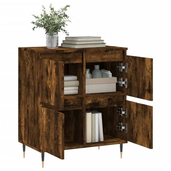 Berkfield Sideboard Smoked Oak 60x35x70 cm Engineered Wood