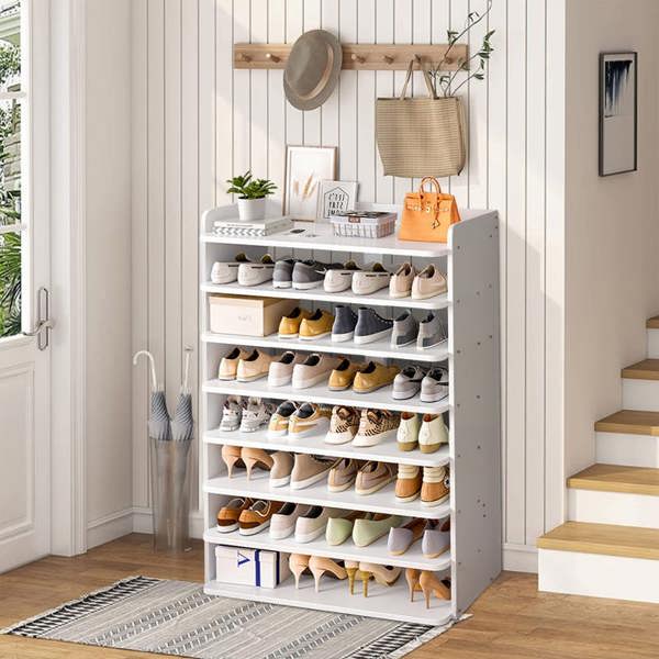 Living and Home 8-Tier Shoe Rack Shoe Cabinet for Entryway