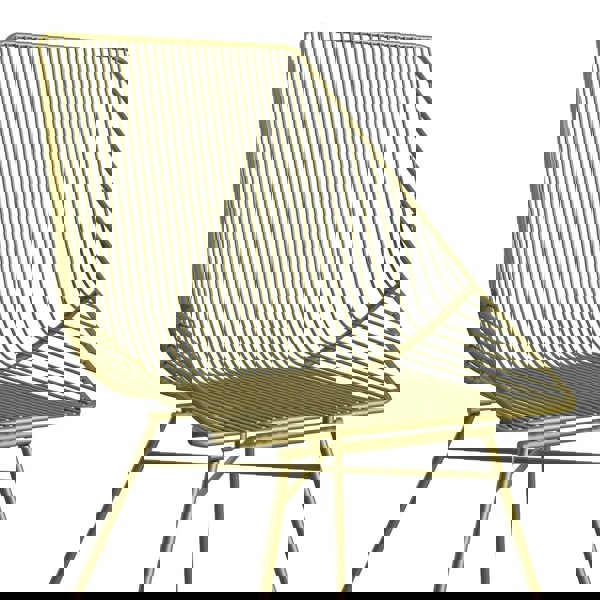 Dorel Home Ellis Accent Dining Chair Grey Metal