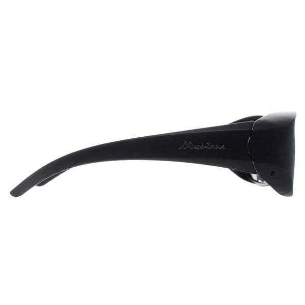 Montana Fit Over Glasses Sunglasses FO4 Matte Black Smoke Polarized