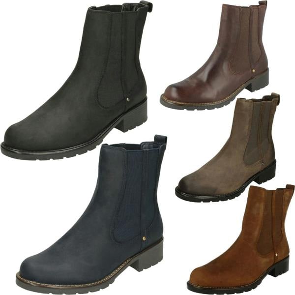 Clarks Ladies Clarks Chelsea Pull On Boots Orinoco Club