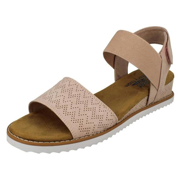 Skechers Ladies Skechers Low Wedge Sandals Desert Kiss 31440