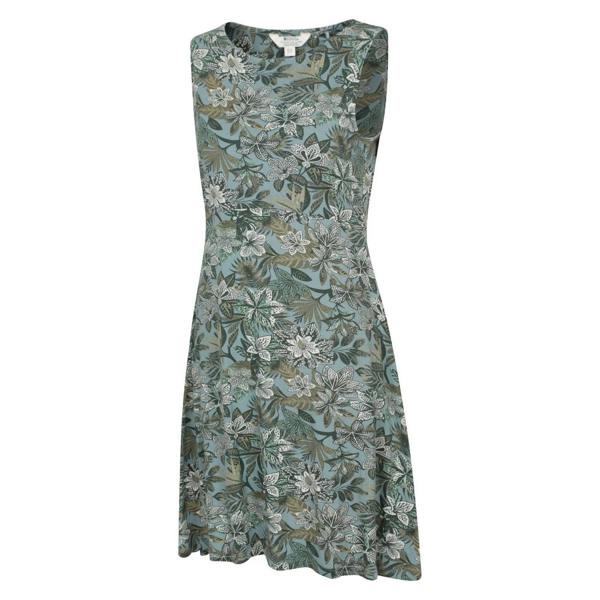 Mountain Warehouse Womens/Ladies Milos Floral Sleeveless Dress - Khaki Green - 
