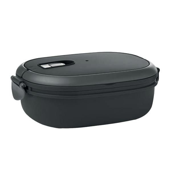 MidOcean Lux Polypropylene 1000ml Lunch Box - Black - 