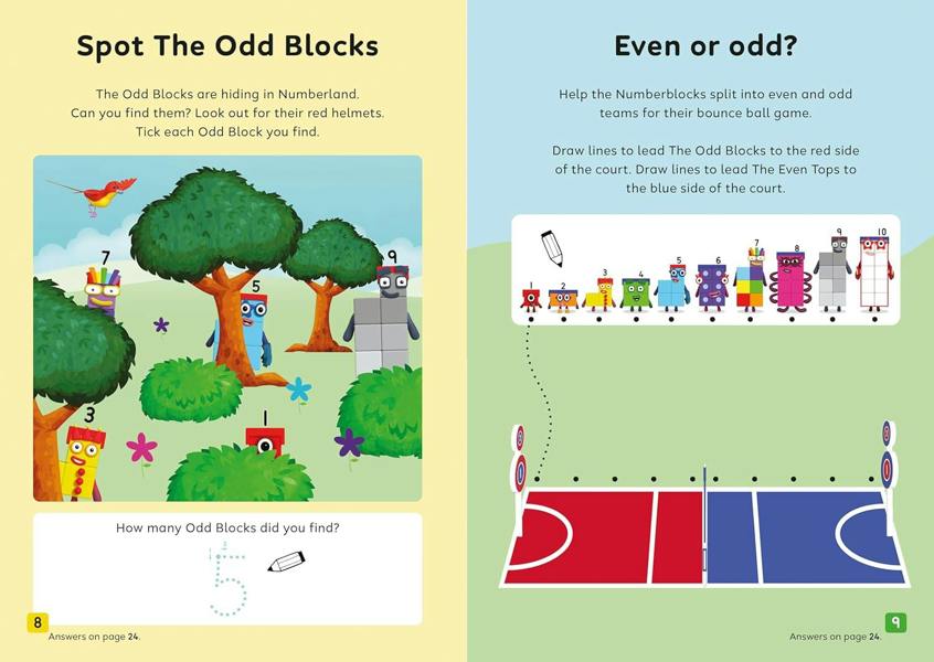 Numberblocks and Alphablocks: Orange Level Workbook Set - Early Learning Books For Kids - Activity Books (Pack of 6)