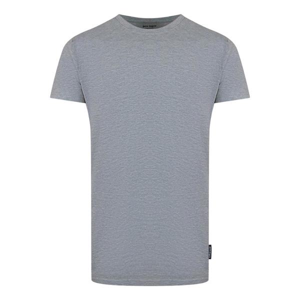Palm Angels Flag Logo Grey T-Shirt
