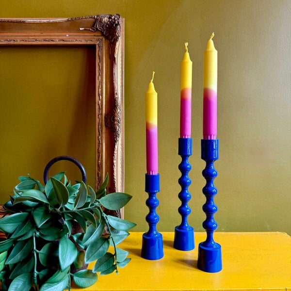 Love Frankie Bobble Candle Holder in Klein Blue - 3 Sizes Available