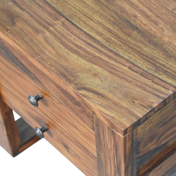 Artisan Furniture U-Square Honey Bedside