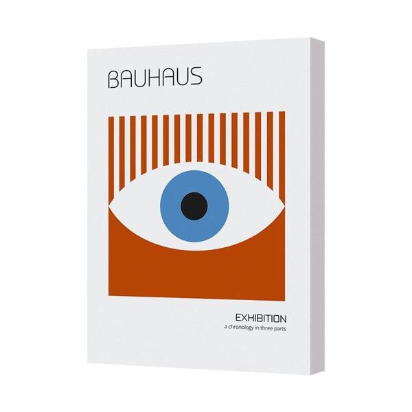 Benjamin Tate Design Bauhaus Eye Canvas Print Artwork Modern Abstract Wall Art