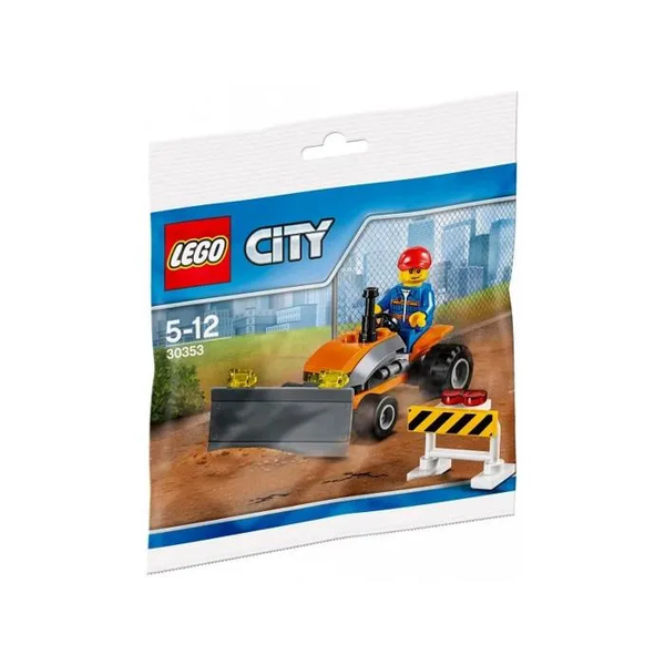Lego City Tractor and Worker 30353 New Sealed Polybag