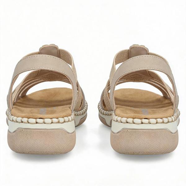 Rieker 66201 Slingback Sandals   in  Light Brown