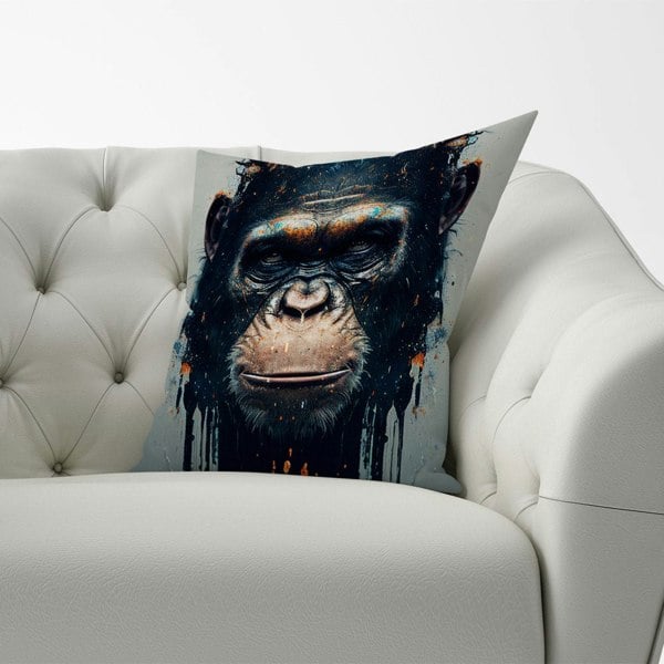 Warren Reed Gorilla Face Splashart Cushions