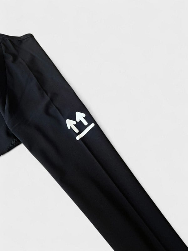 Off - White Logo Print Performance Top Black - Supplied FashionOff - White