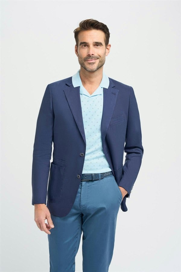 House of Cavani Luca Navy Blazer