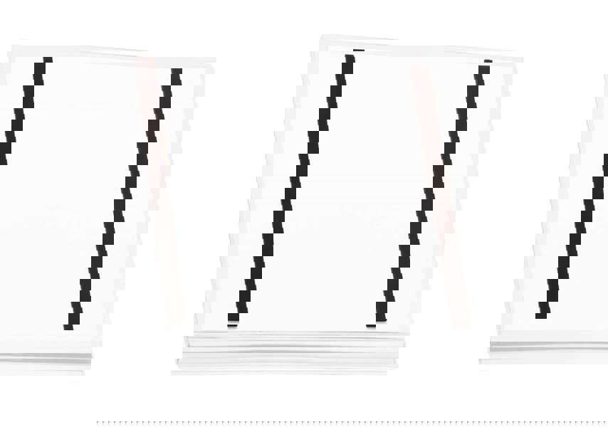 Durable Water Resistant UV Anti-Reflective Magnetic Pockets | 5 Pack | A4 Clear