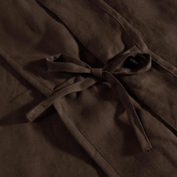 Soak&Sleep Chocolate French Linen Duvet Cover