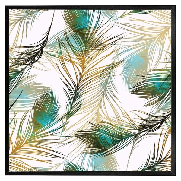 Benjamin Tate Design Imprints peacock feathers (picture Frame)