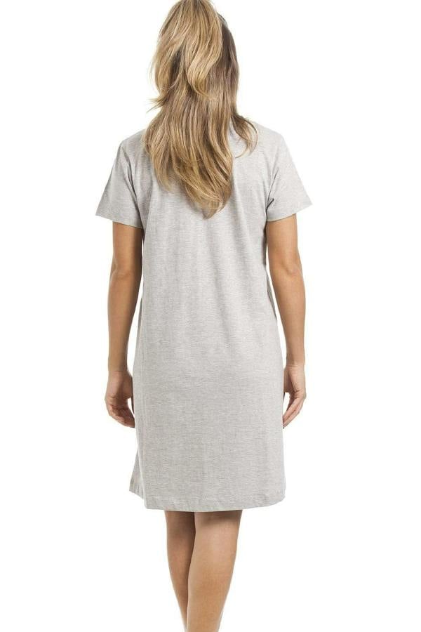Womens Multi-Coloured Various Print Short Sleeve Cotton Nightshirt