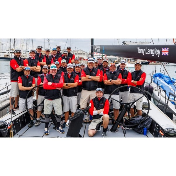 Credit Photo  Gladiator Sailing Team wearing Naval flag and Union Jack Ruffnek scarves