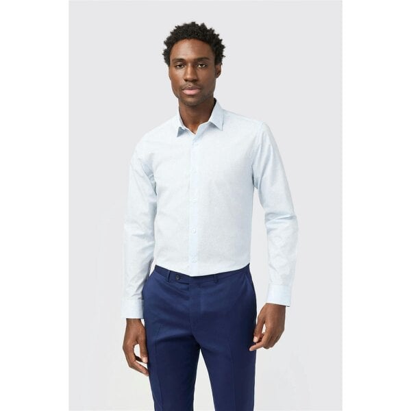 Limehaus Slim Fit Leaf Print Shirt