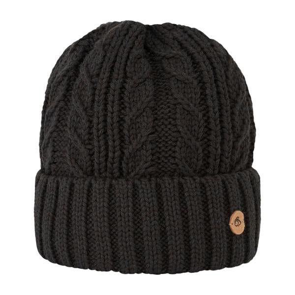 Craghoppers Womens/Ladies Brock Knitted Beanie - Black - 