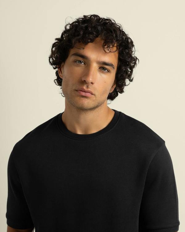 Larsson & Co Gaia - Ribbed Knit Heavy T-Shirt