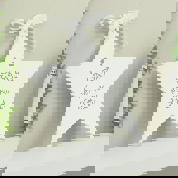 Personalised Memento Company Personalised Born In Wooden Star Decoration