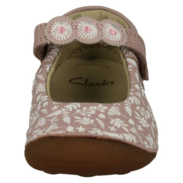 Clarks Girls Clarks Flower Detailed Mary Jane Shoes Tiny Flora T